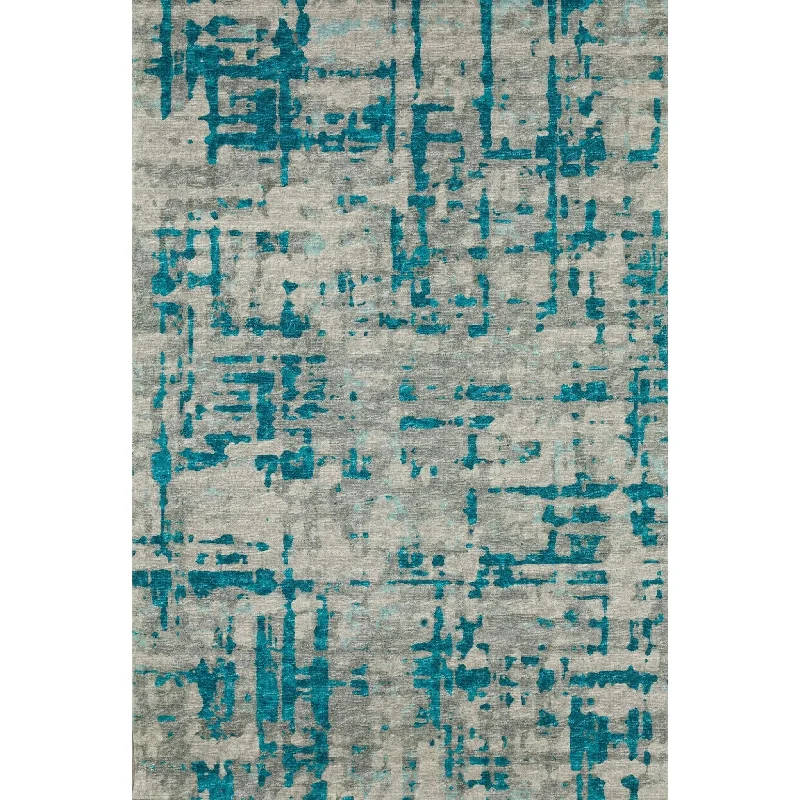 Brisbane BR5 Teal Rug