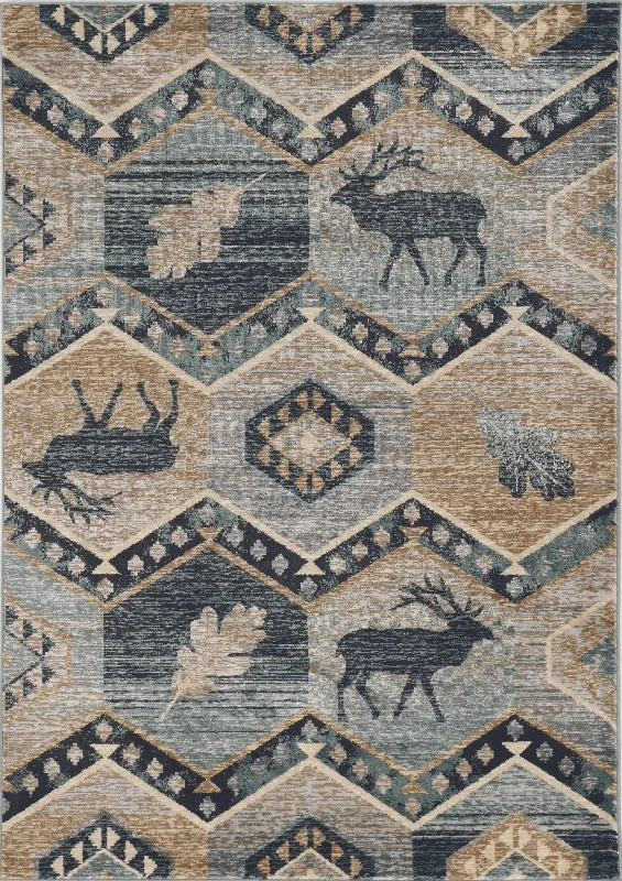 Chester 5637 Woodlands Seafoam Rug