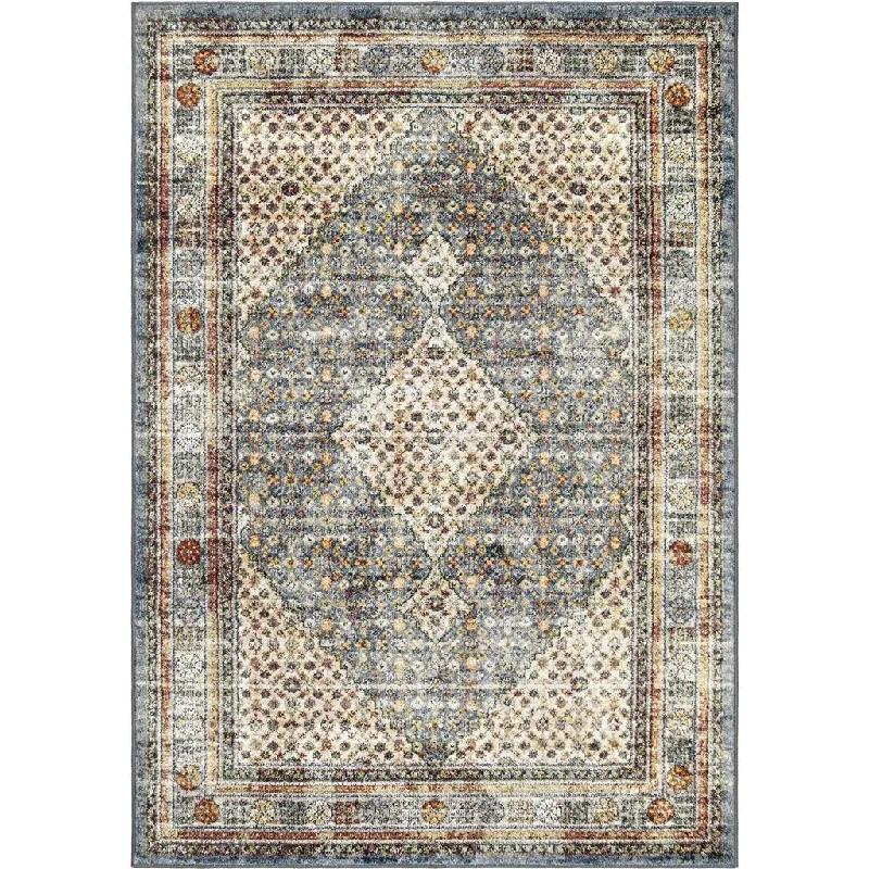 Imperial By Palmetto Living 9514 Excalibur Distressed Blue Rugs