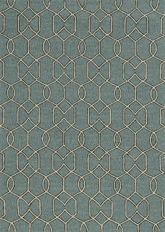 Libby Langdon Hamptons 5232 Spa Groovy Gate Area Rug