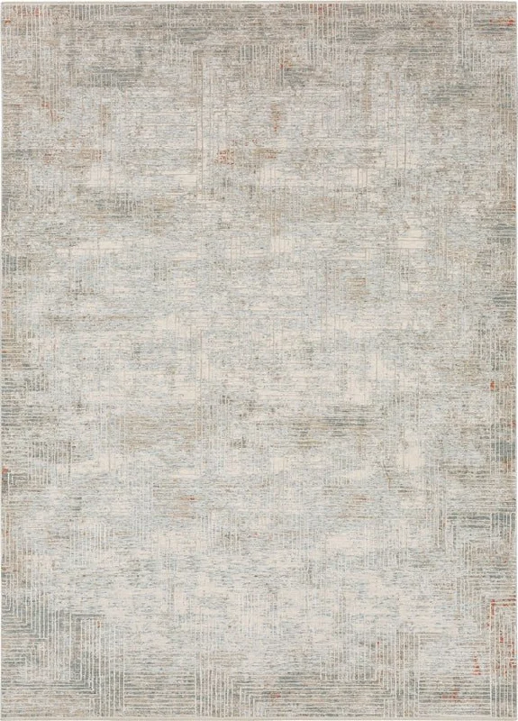 Solitude R1038 17214 Plaza Dilao Dark Grey Beige Rug