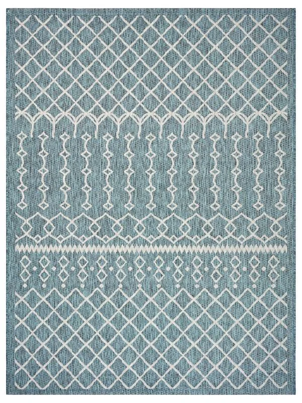 Sun Shower LR81247 Blue Gray Rug