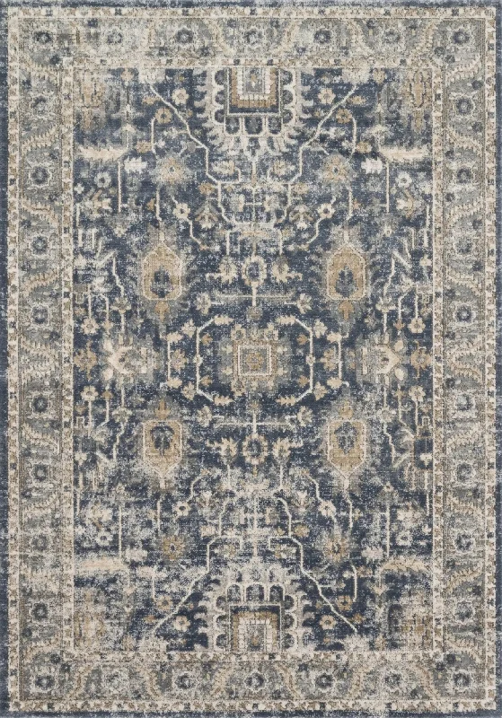 Teagan TEA-03 Denim/Pebble Rug