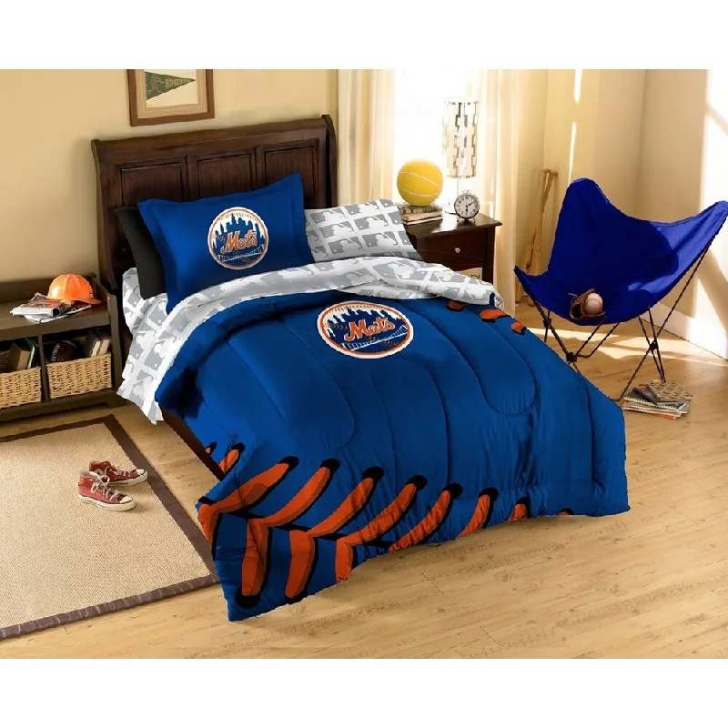 The Northwest Company MLB New York Mets 7-piece Bed in a Bag Set