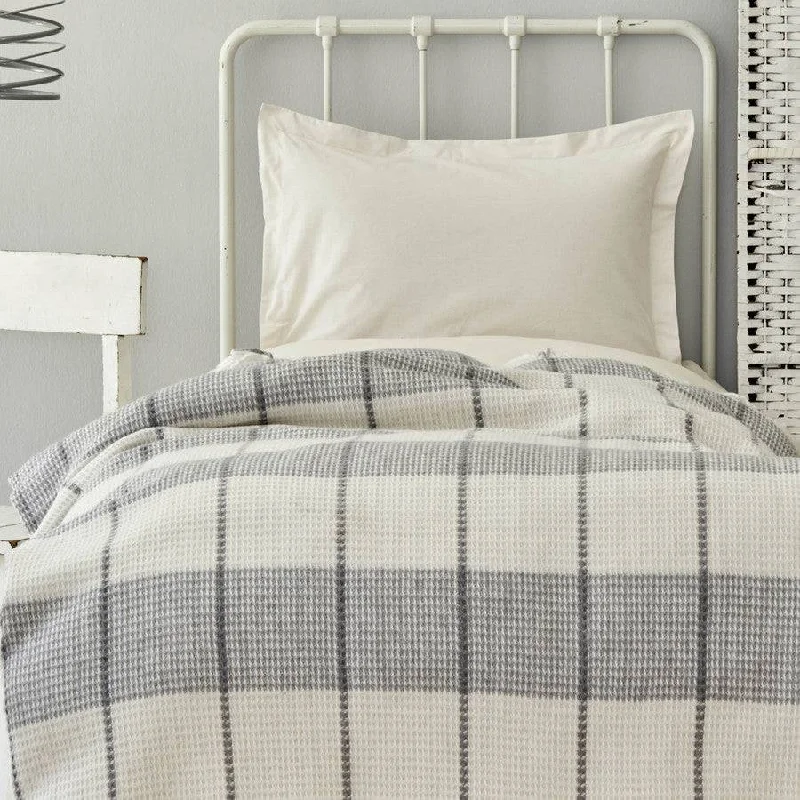 Karaca Home Carmen Gray Single Waffle Blanket 200.18.01.0496