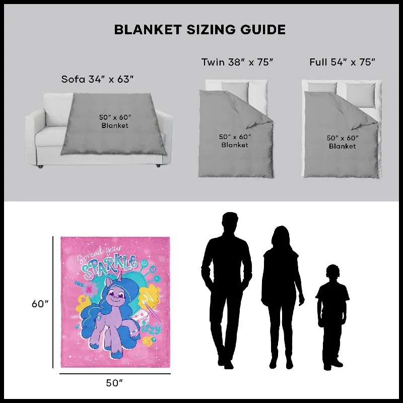 Hasbro My Little Pony Silk Touch Throw Blanket