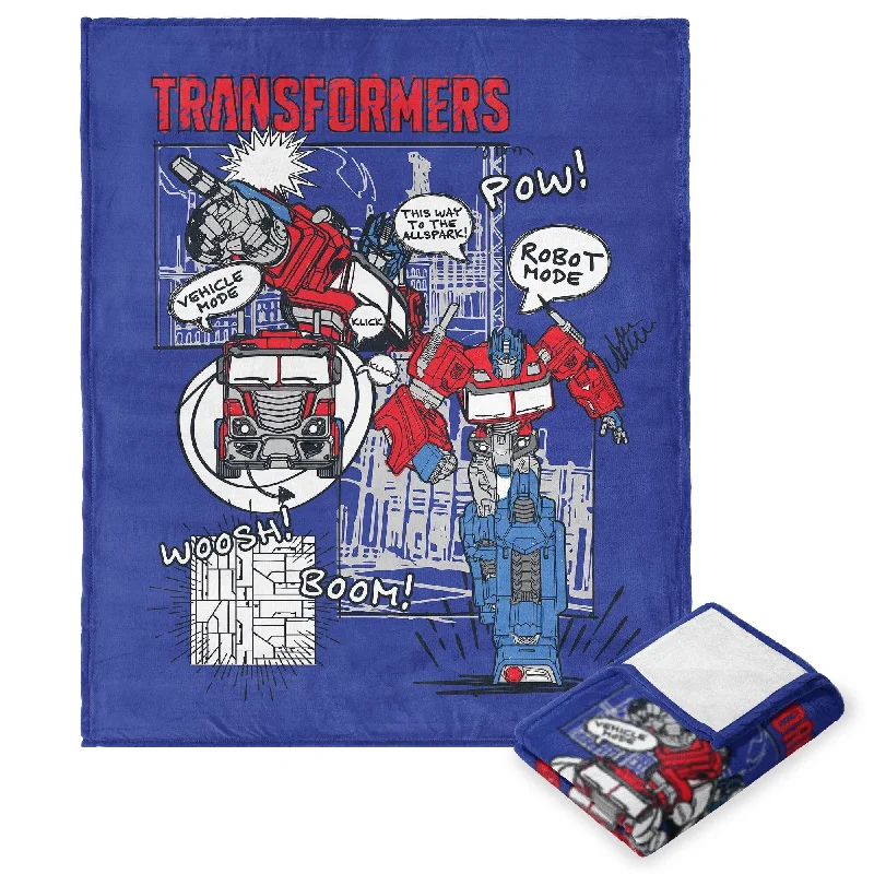 Hasbro Transformers Silk Touch Throw Blanket