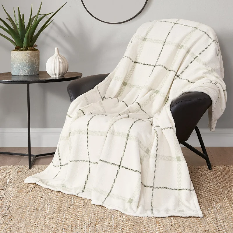 Lucky Brand Palmdale Throws Plush 50" x 70" Throw Blanket