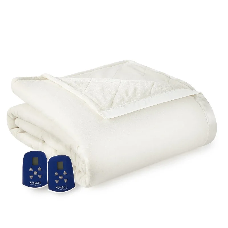 Micro Flannel to Ultra Velvet® Electric Heated Blanket