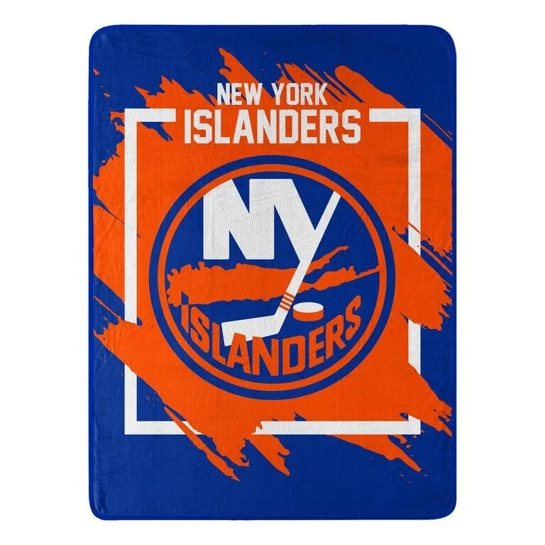 NHL New York Islanders Dimensional Micro Raschel Throw Blanket