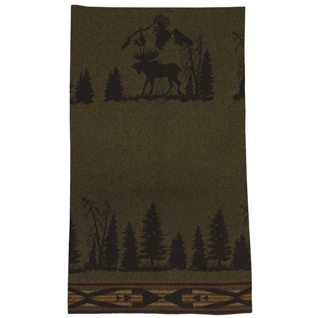 Moose Wool Throw