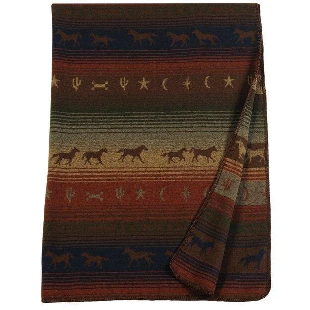 Mustang Canyon Wool Throw