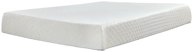 10 Inch Chime Memory Foam M69921 White Full Mattress