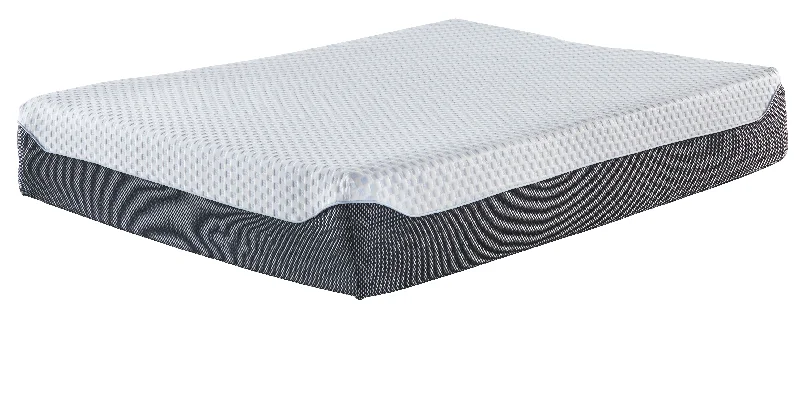 12 Inch Chime Elite M67421 WhiteBlue Full Mattress