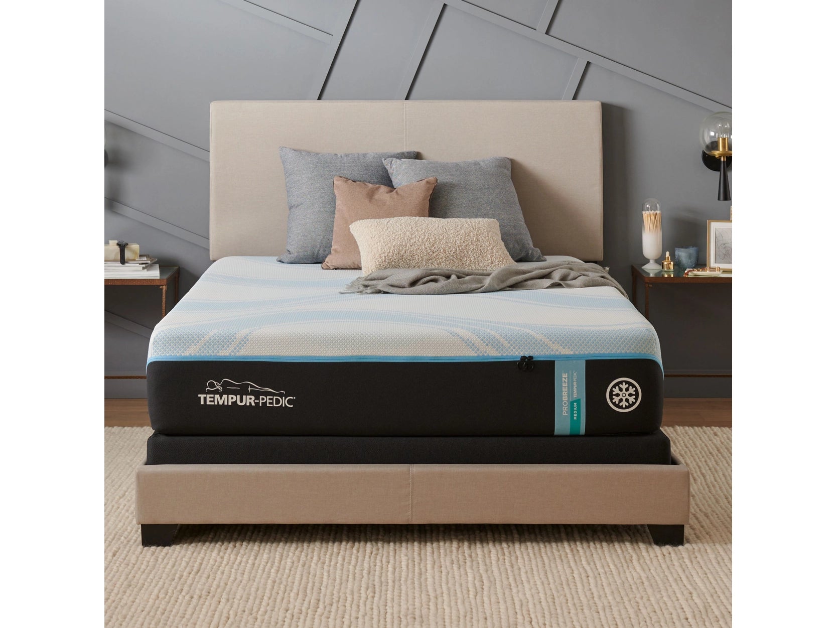 Tempur-Pedic Probreeze Medium Split Cal King Mattress